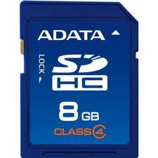 Adata Tarjeta De Memoria Flash - 8 Gb Asdh8gcl4-r